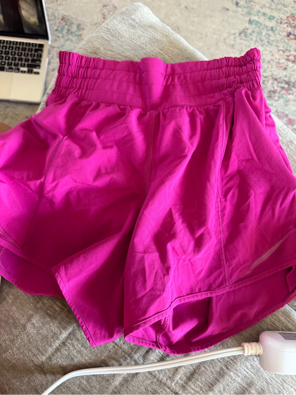 lululemon athletica Bright Hot Pink Athletic Shorts